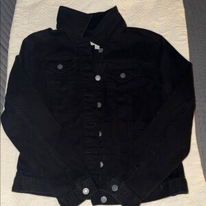 Time and Tru Women's Black Jean Jacket